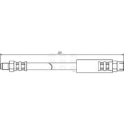 Apec Brake Hydraulic Hose Line Rear HOS3370