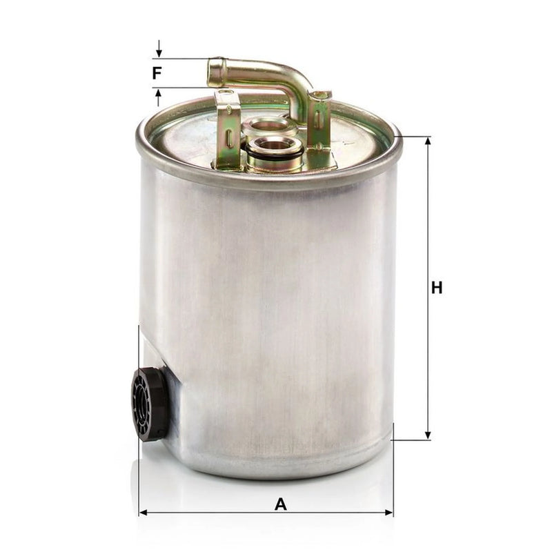 MANN-FILTER Fuel Filter Element fits Jeep Grand Cherokee 2001-2005 2.7
