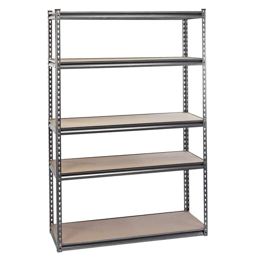 Draper Heavy-Duty Steel Shelving Unit, 5 Shelves, L1220 x W610 x H1830mm 52958 Draper - Dynamic Drive