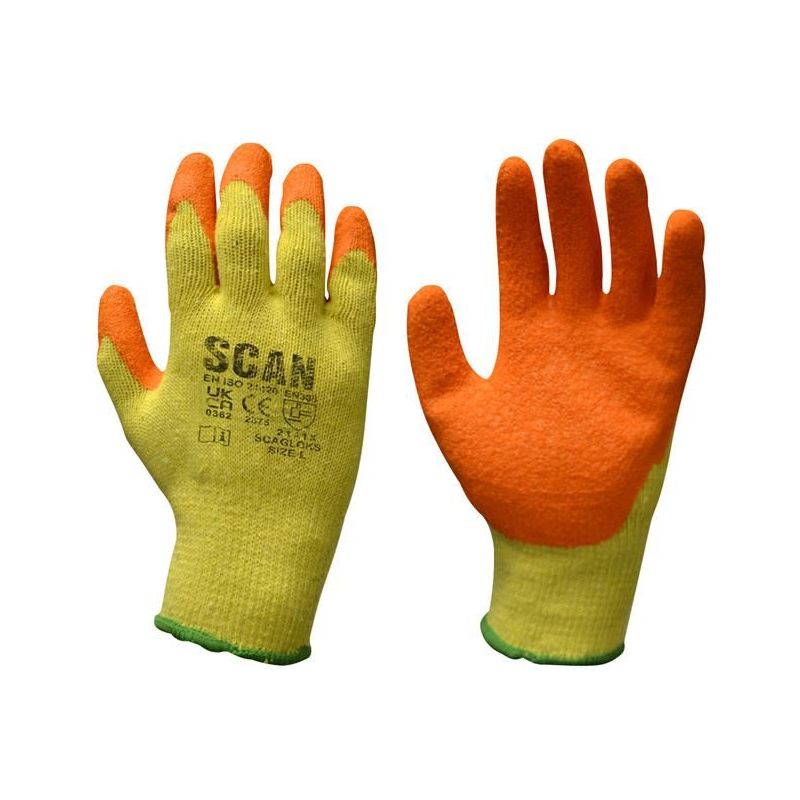 Scan Knitshell Latex Palm Gloves - XL (Size 10) Scan - Dynamic Drive