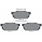 Textar Front Brake Pad Set 2095902