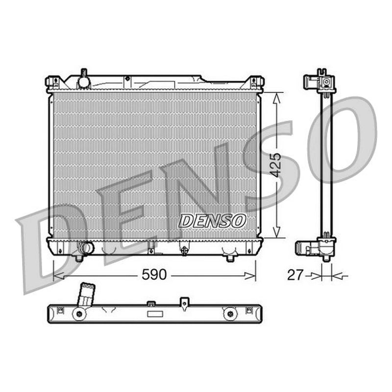 Denso Engine Radiator fits Suzuki Grand Vitara I 2001-2005 2.0