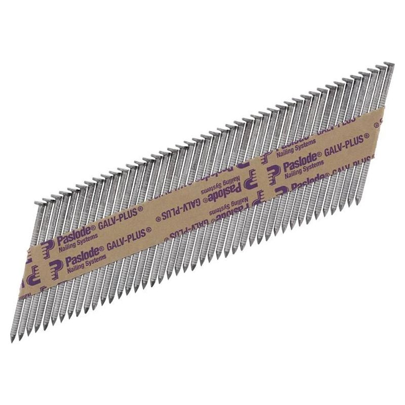 Paslode 3.1 x 75mm IM350 Ring Nails Galv-Plus® Finish Box of 2200 + 2 Fuel Cells Paslode - Dynamic Drive