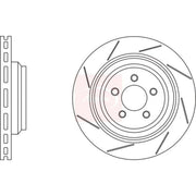 Apec 2 x / Brake Discs fits Chrysler 300C 2004-2010 3.0 3.5 5.7
