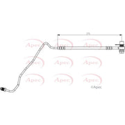 Apec Brake Hydraulic Hose Line Rear Left fits Seat Cordoba 1993-1996 1.9