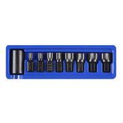 Bluespot Tools 1/2in Impact Spline Bit Set, 9 Piece BlueSpot Tools - Dynamic Drive