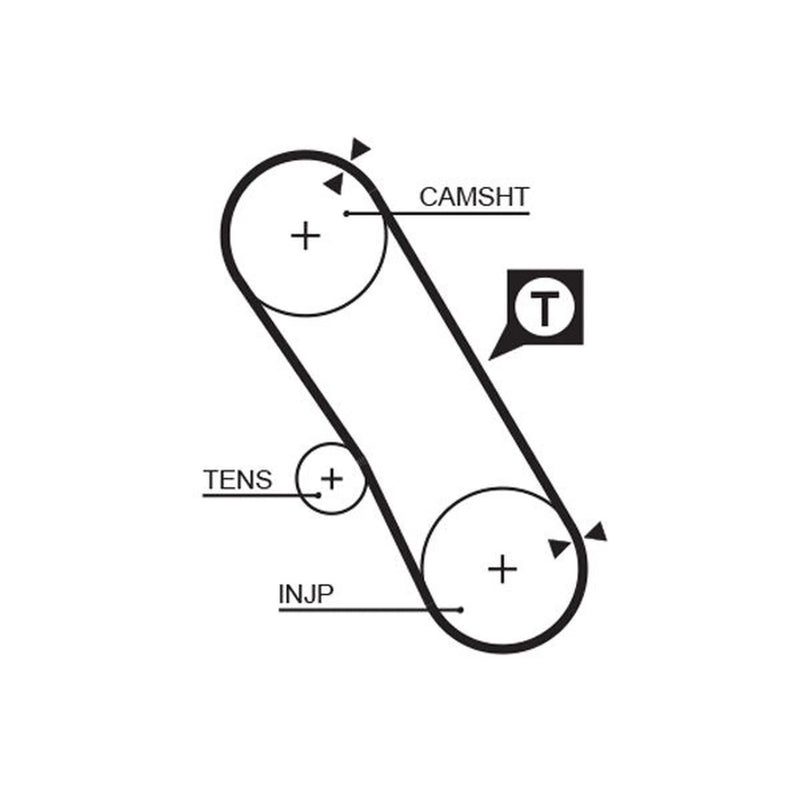 Gates Timing Belt Cambelt 76 Teeth fits Nissan Almera 1995-2000 2.0