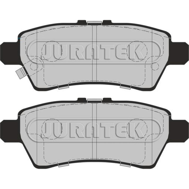 Juratek Rear Brake Pad Set fits Nissan Pathfinder III 2005-2010 2.5 3.0 4.0