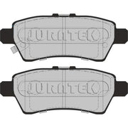 Juratek Rear Brake Discs & Pads fits Nissan Pathfinder III 2005-2010 2.5 3.0 4.0