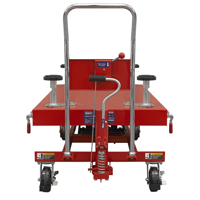 Sealey High Lift EV Battery Lift/Hydraulic Platform Truck 1000kg Capacity Sealey - Dynamic Drive