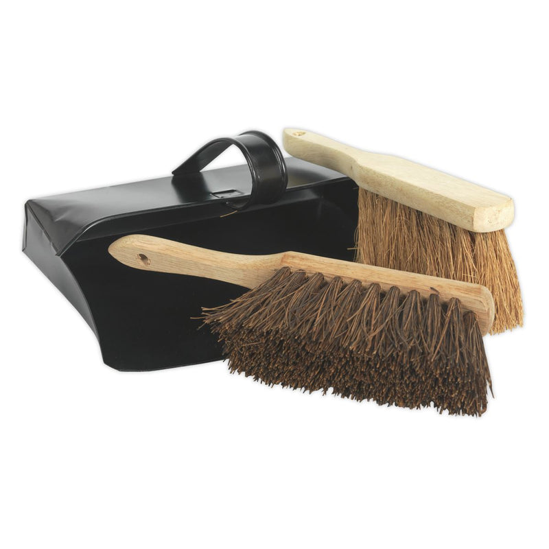 Sealey Dustpan & Brushes Metal BM26 Sealey - Dynamic Drive
