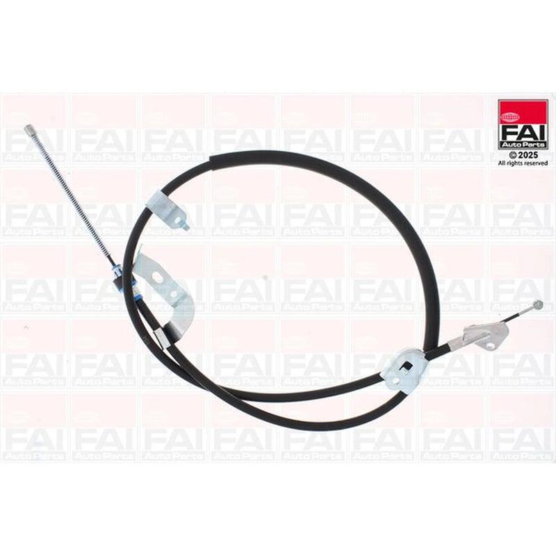 FAI Handbrake Cable Right Rear fits Citroën C1 2005-2014 1.0 1.4