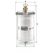 MANN-FILTER Full Service Kit with Air, Oil, Fuel & Ca fits Mercedes-Benz C-Class