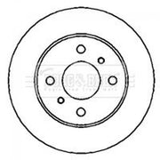 Borg & Beck Front & Rear Brake Discs & Pads fits Nissan Primera 1996-2002