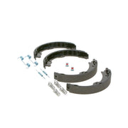 Bosch Parking Brake Shoe Set fits Mercedes-Benz S-Class 2005-2013