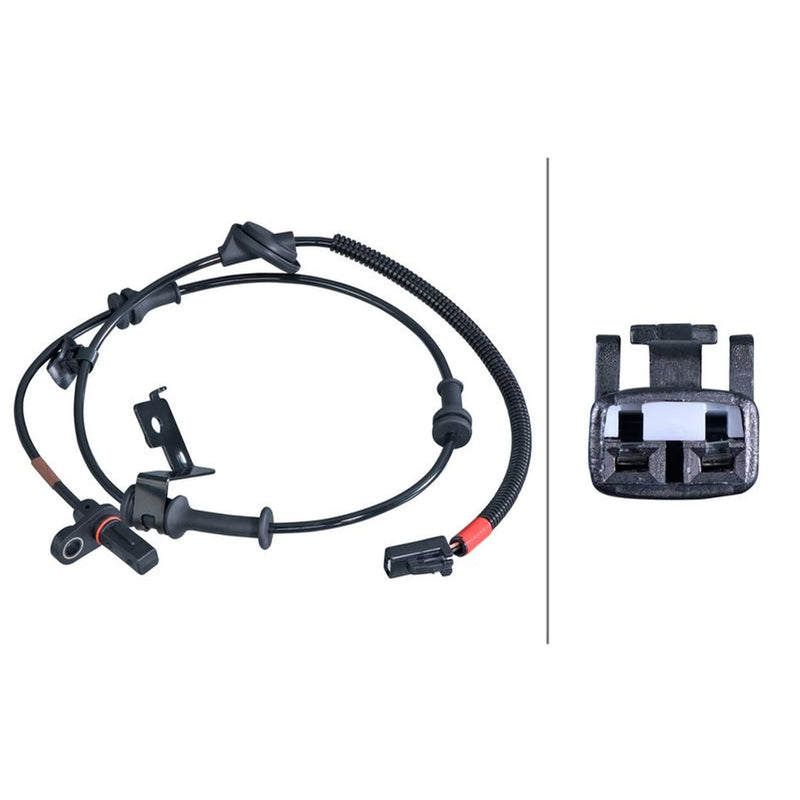 Hella ABS Wheel Speed Sensor Rear Left 6PU 358 417-241