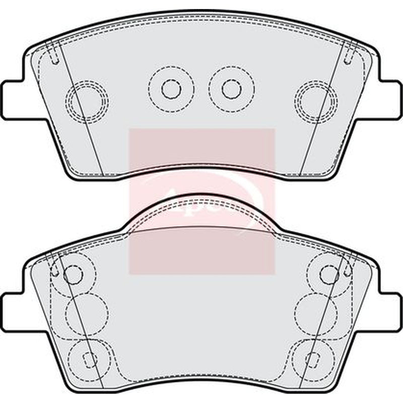 Apec Front Brake Vented Discs & Pads fits Volvo XC40 2018-2022