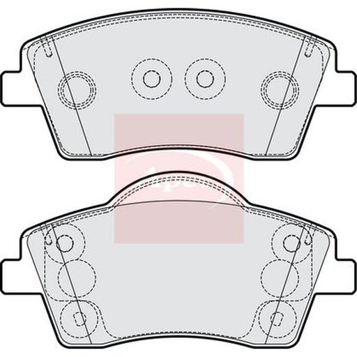 Apec Front Brake Vented Discs & Pads fits Volvo XC40 2018-2022
