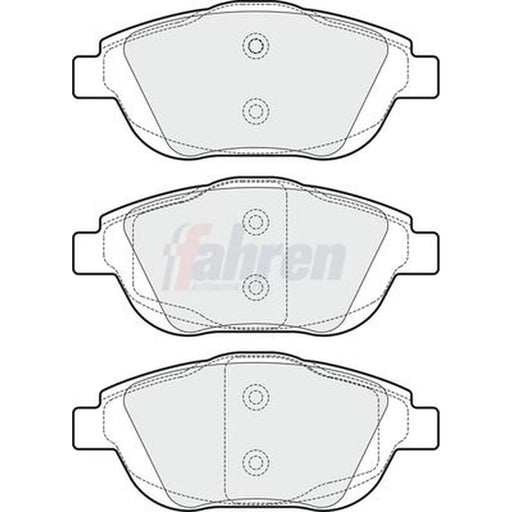 Fahren Front Brake Pad Set FBP3256