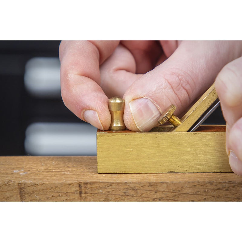 Sealey Mini Brass Plane Set 3pc MBP03 Sealey - Dynamic Drive