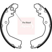 Apec Brake Shoe Set Axle Kit fits Mitsubishi Carisma 1995-2006 1.6 1.8 1.9
