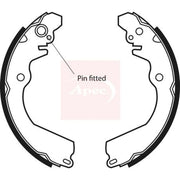 Apec Brake Shoe Set Axle Kit SHU544