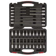 Sealey TRX-Star* Socket Bit Set 32pc 3/8"Sq Drive Platinum Series AK89001 Sealey - Dynamic Drive