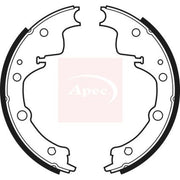 Apec Brake Shoe Set Axle Kit fits Iveco Daily I 1978-1989