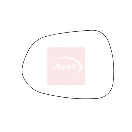 Apec Exterior Wing Mirror Glass Left AMS2723