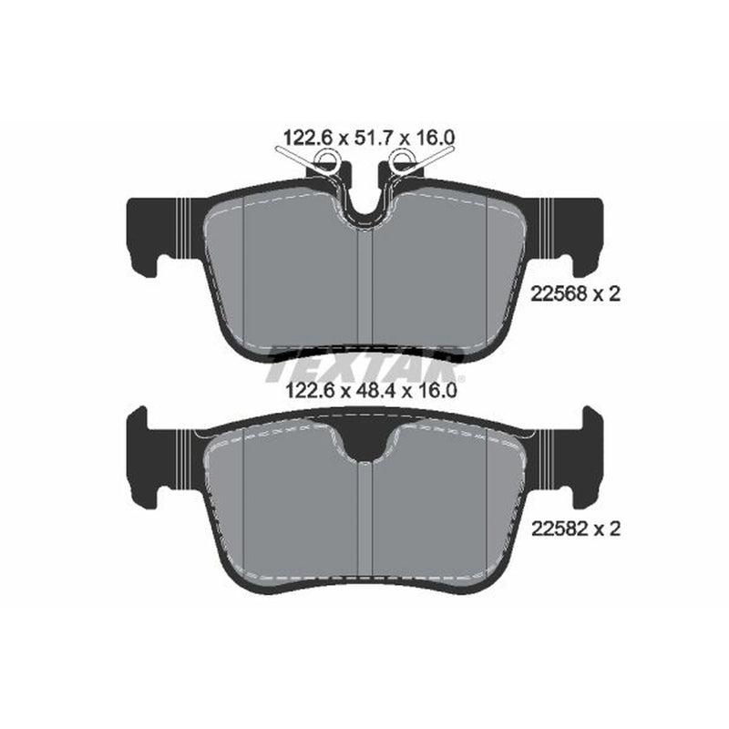 Textar Brake Pad Set 2256801