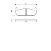 Bosch Front & Rear Pads fits Mazda MX-5 1990-1998 1.6