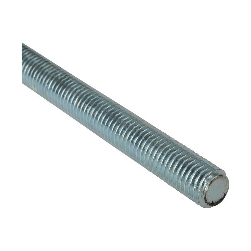 Forgefix Threaded Rod Zinc Plated M6 x 1m Single ForgeFix - Dynamic Drive