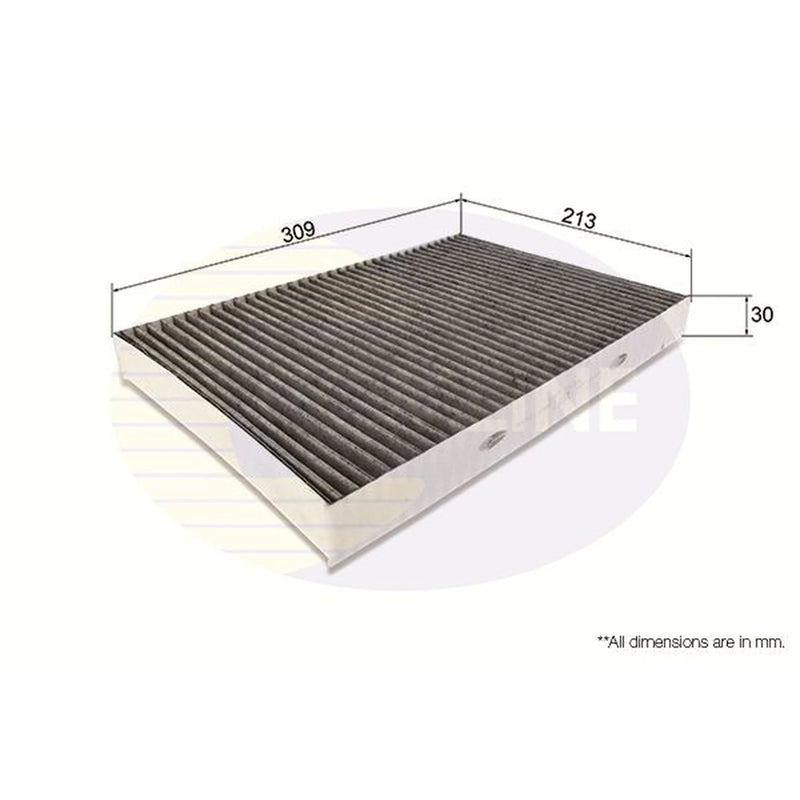 Comline Cabin Air Filter (Pollen Filter) fits Chrysler 300C 2004-2023
