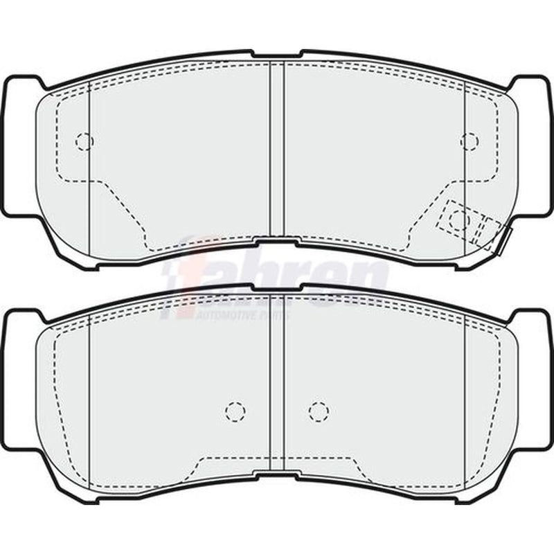 Fahren Rear Brake Pad Set FBP3645