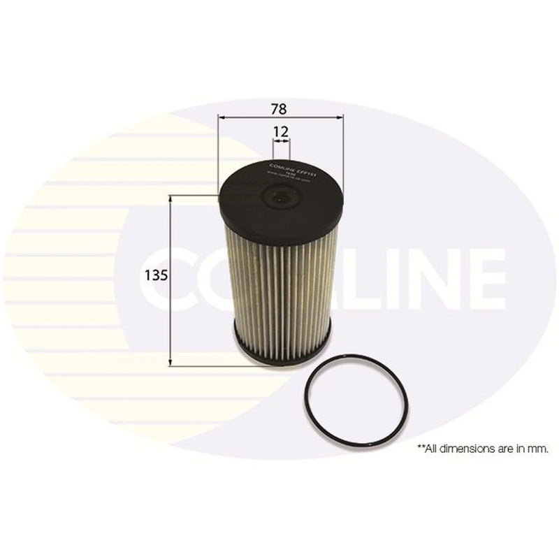 Comline Fuel Filter Element fits Audi A3 2003-2013 1.6 1.9 2.0