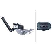 Hella Headlight Levelling Sensor Front Right Connectors V 6PM 012 699-751