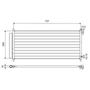 Valeo Air Conditioning Condenser 812718