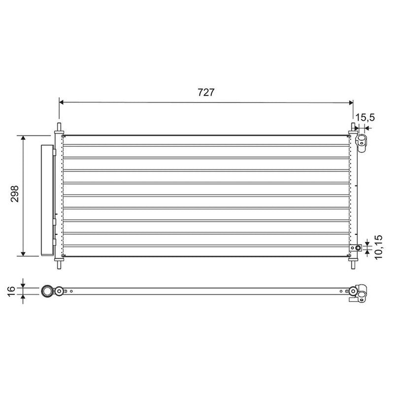 Valeo Air Conditioning Condenser 812718