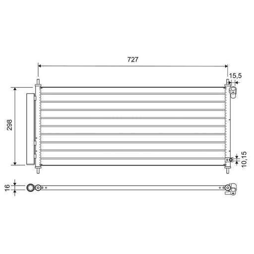 Valeo Air Conditioning Condenser 812718
