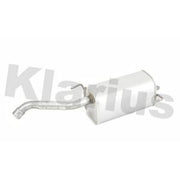 Klarius Box With Tail Pipe Rear fits Nissan Micra III 2003-2010 1.5