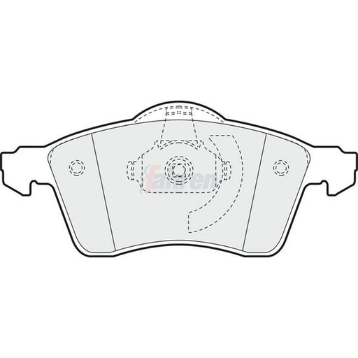 Fahren Front Brake Pad Set FBP3163
