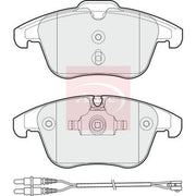 Apec Front Brake Pad Set fits Citroën C5 III 2008-2015 1.6 2.0