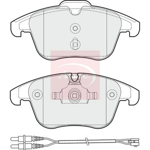 Apec Front Brake Pad Set PAD1824
