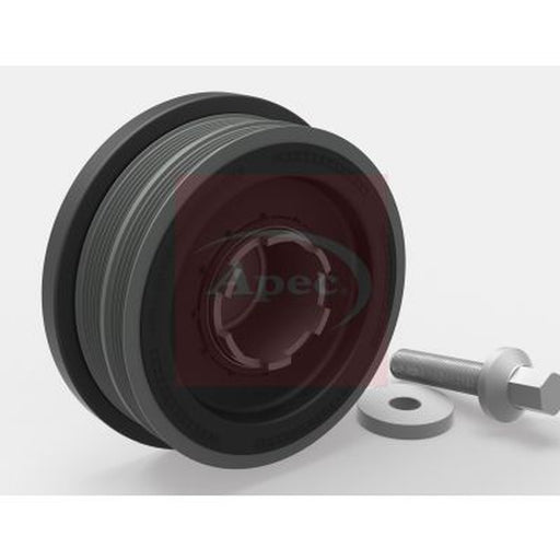 Apec Crank Shaft Belt Pulley fits BMW 1 2004-2007