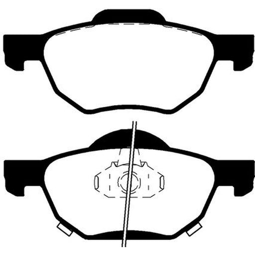 Abtex Front Brake Pad Set fits Honda Accord VII 2003-2008 2.0 2.2 2.4