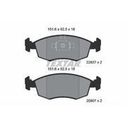 Textar Front Brake Pad Set 2090704