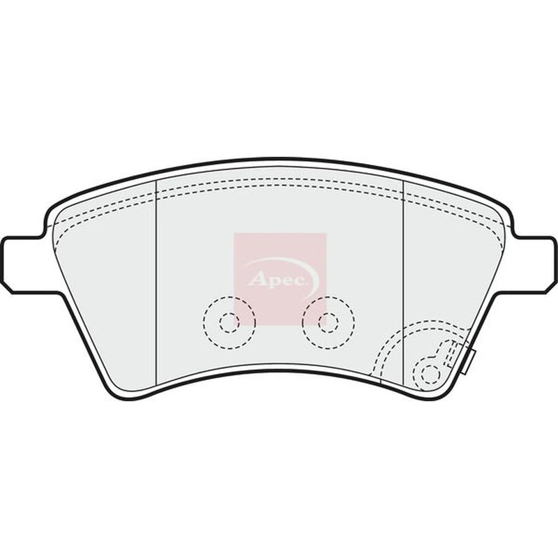 Apec Front Brake Pad Set PAD1590