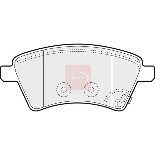 Apec Front Brake Pad Set PAD1590