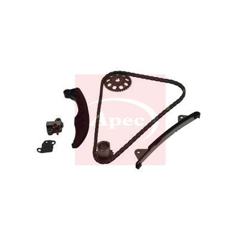 Apec Timing Chain Kit Set 124 Links fits Citroën C1 2005-2014 1.0