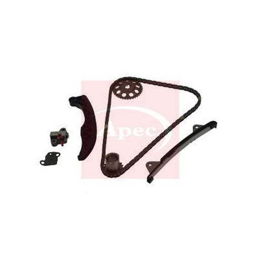 Apec Timing Chain Kit Set 124 Links fits Citroën C1 2005-2014 1.0